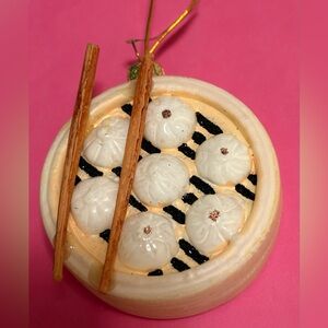 Adorable Christmas ornament for the dumpling lover or your favorite foody